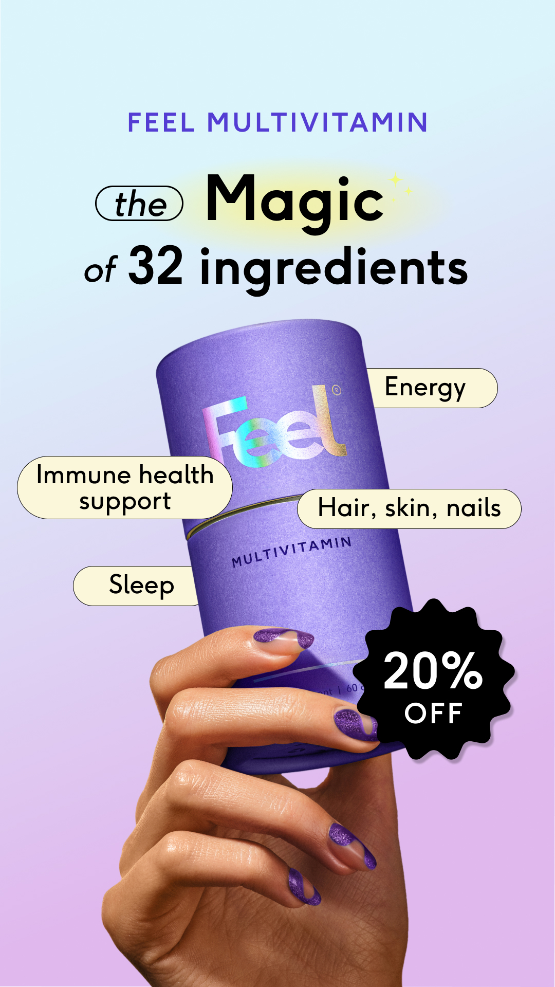 Feel Facebook ad