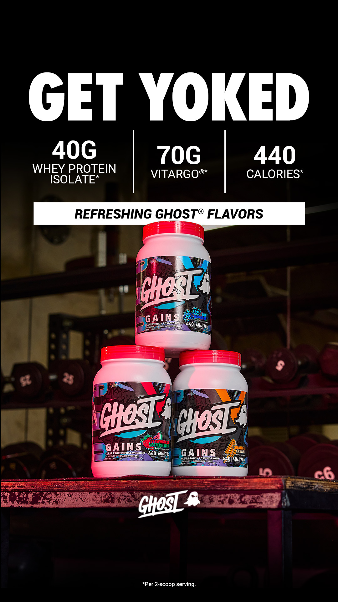 GHOST Facebook ad
