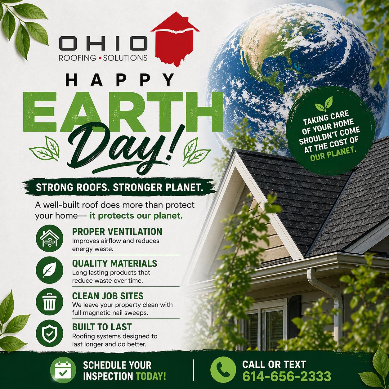 Ohio Roofing Solutions Facebook ad