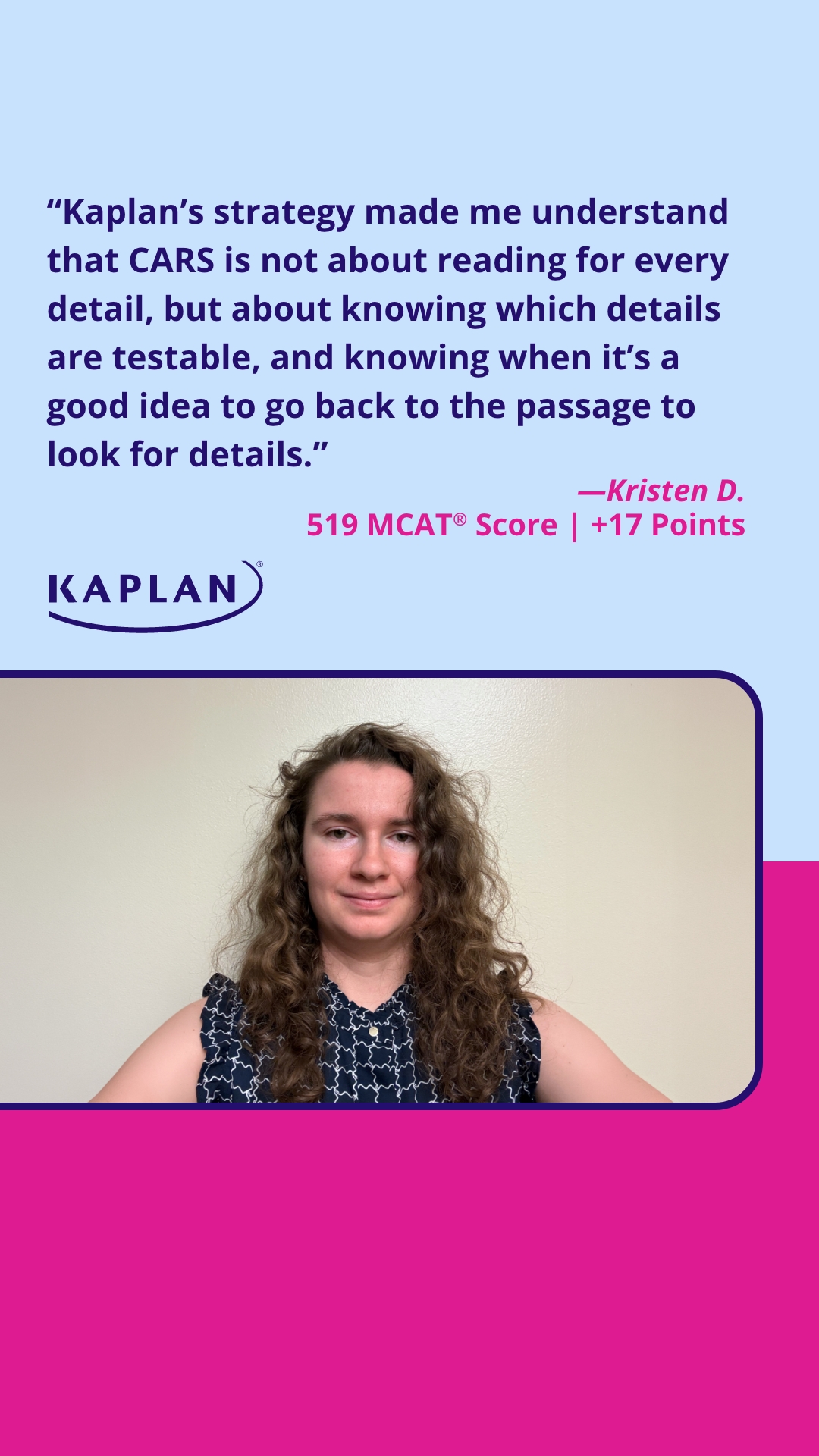Kaplan Health Facebook ad