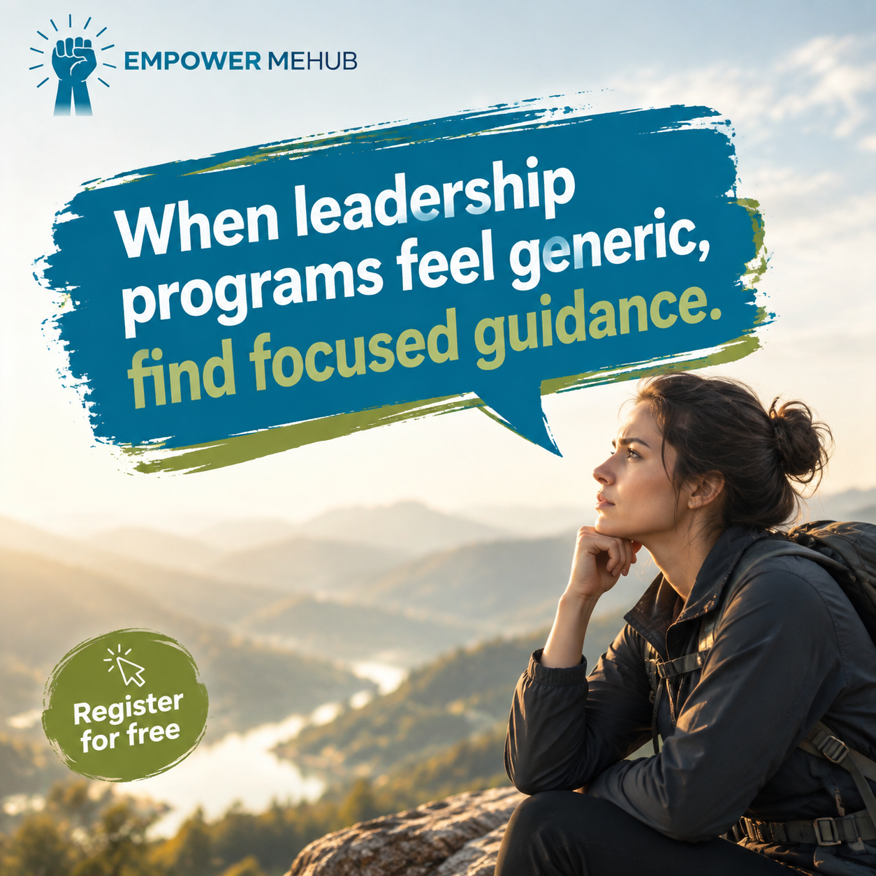 The EmpowerMe Hub Facebook ad: Ready for a Turning Point?