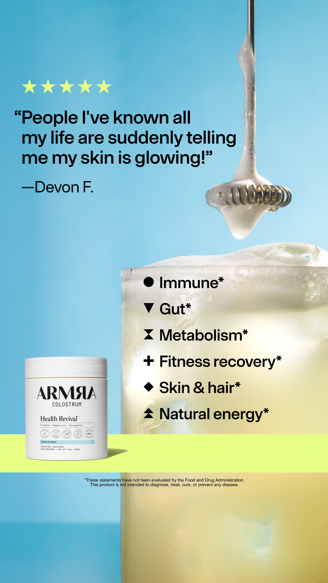 ARMRA Facebook ad