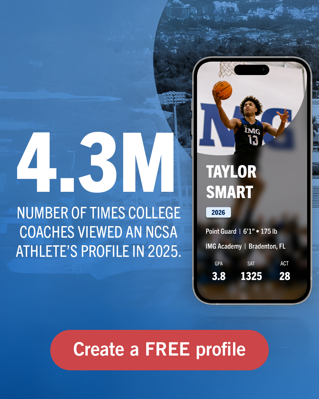 NCSA College Recruiting Facebook ad