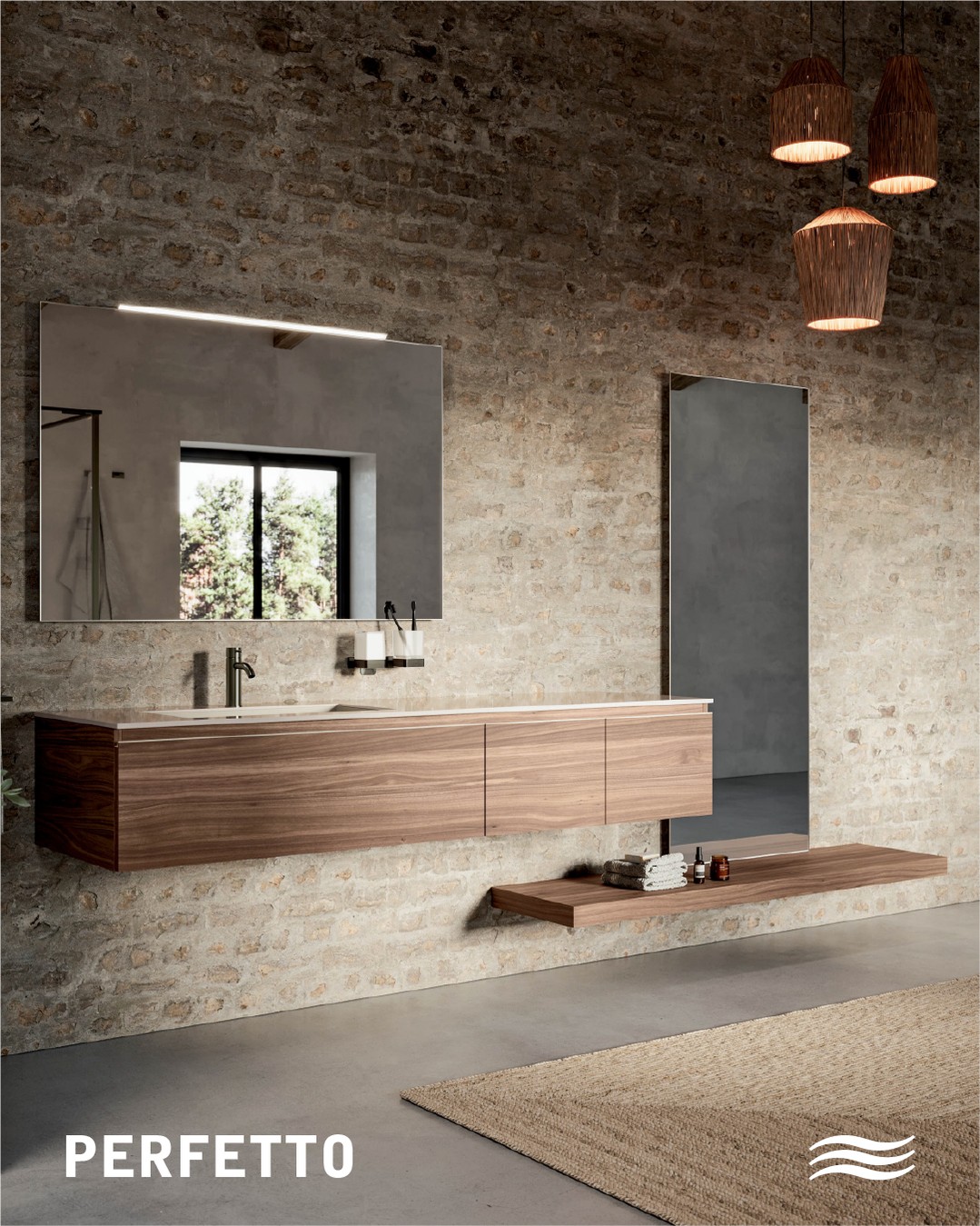 Inda Facebook ad: Essential geometry and refined balance define PERFETTO: two…