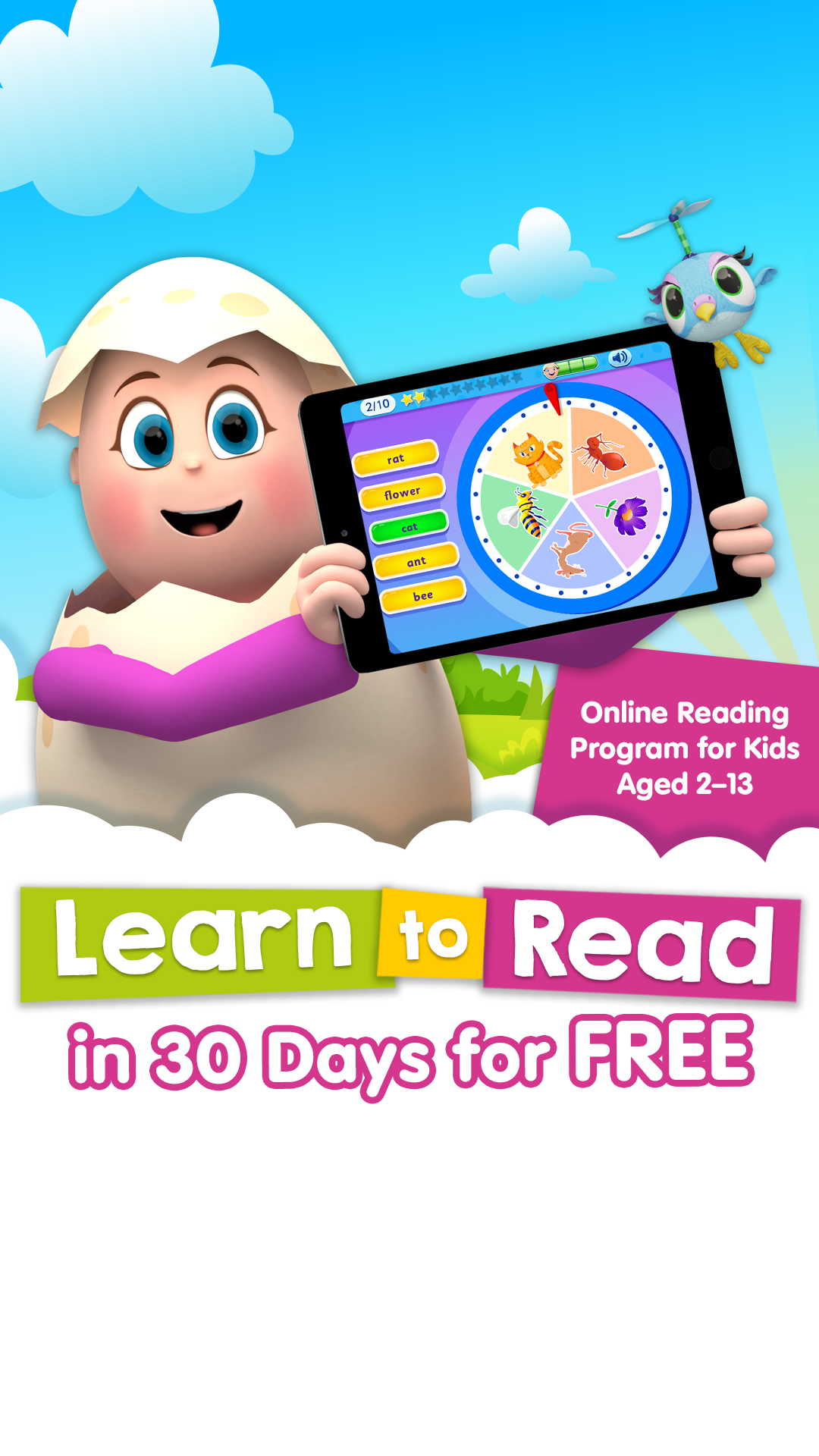 ReadingEggs.com Facebook ad
