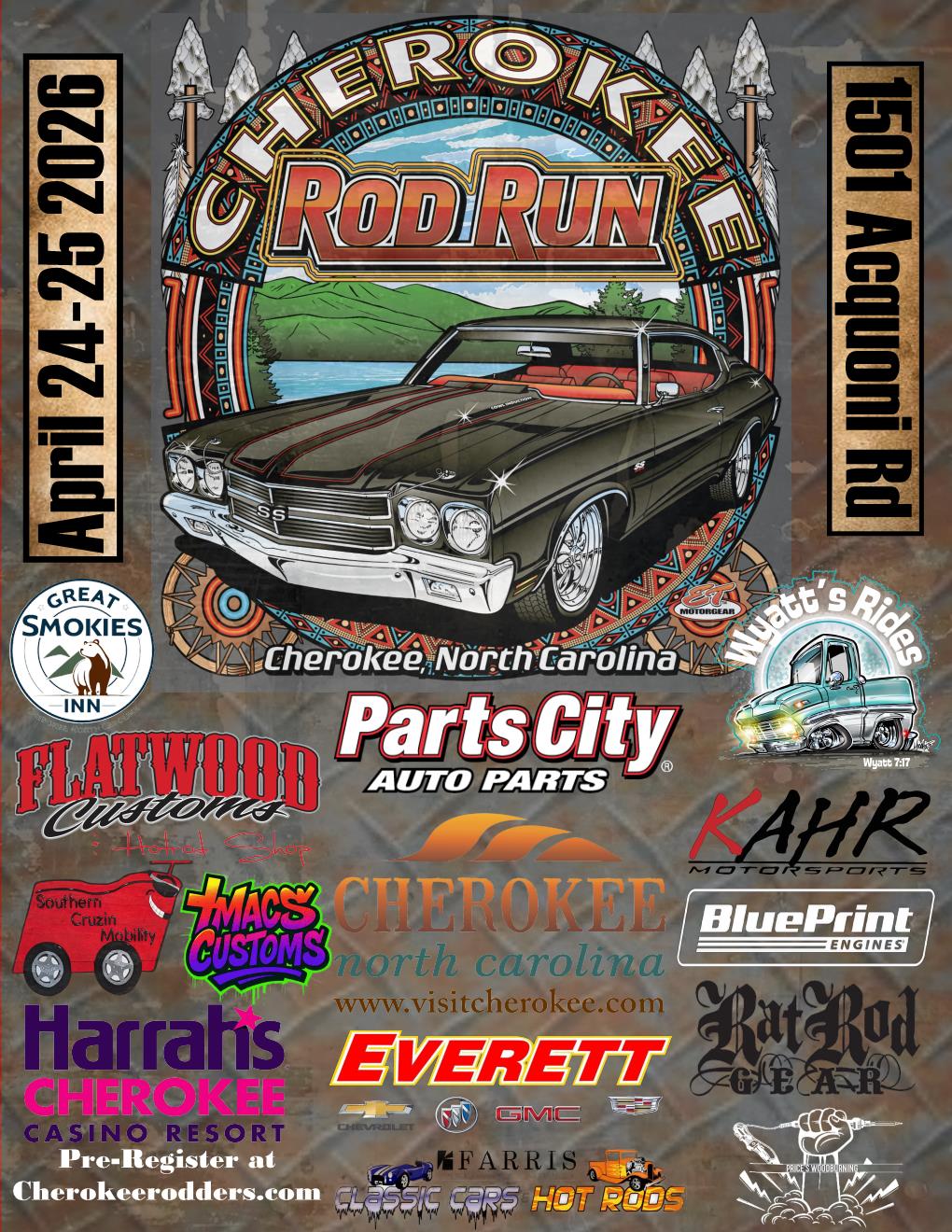Cherokee Rodders Facebook ad: Mailers are headed out and the website is…
