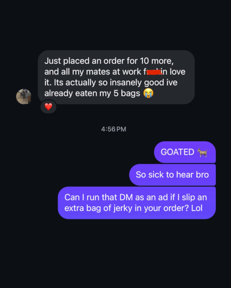 Mithras Nutrition Facebook ad