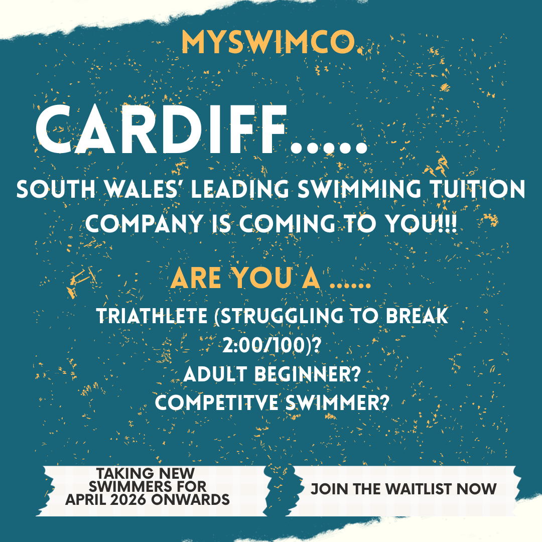 MySwim Co. Facebook ad: ATTENTION CARDIFF Join the waitlist by clicking below!