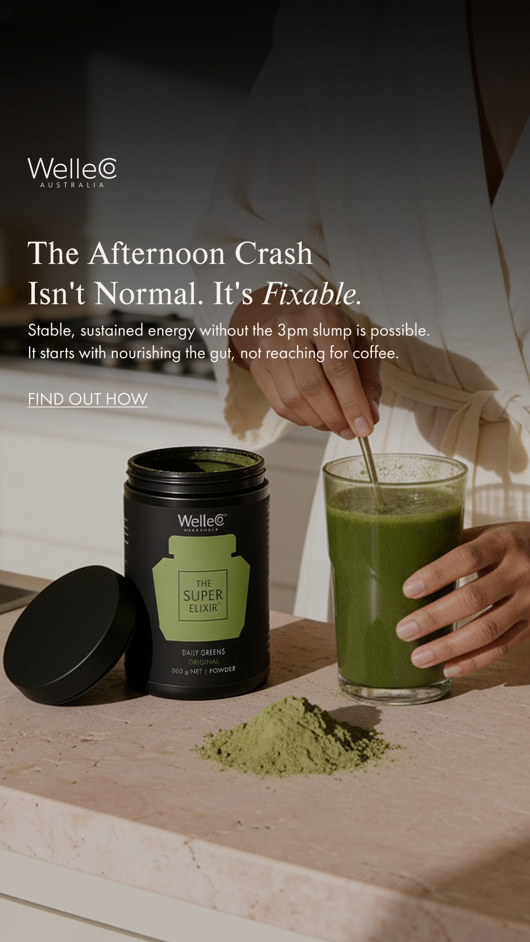 WelleCo Facebook ad
