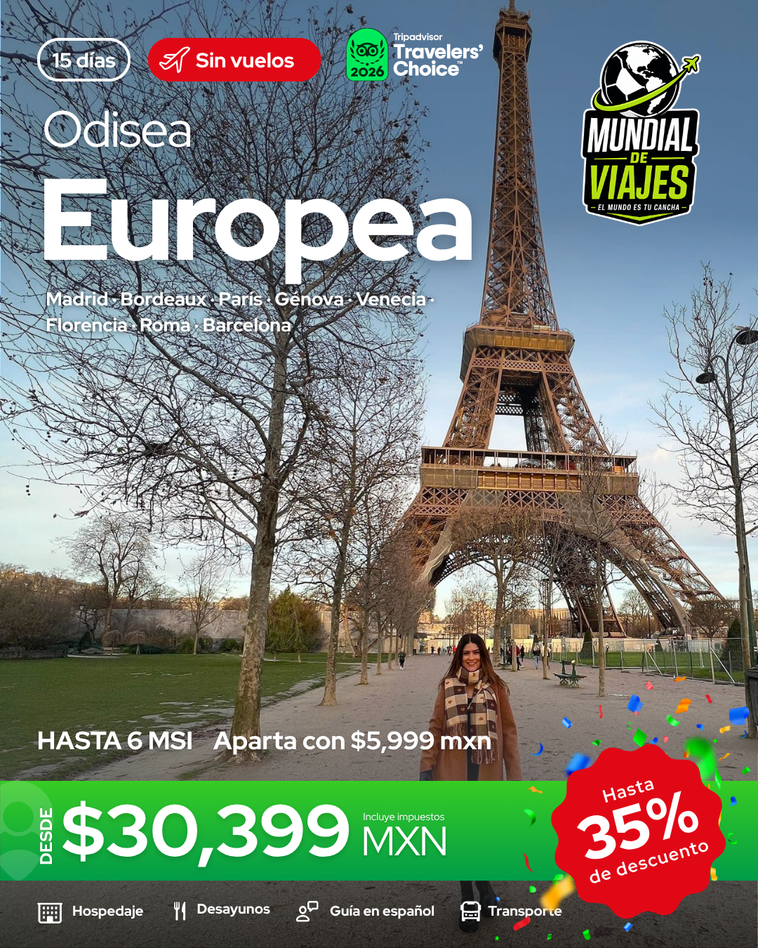LocalAdventures Facebook ad: Reserva aquí