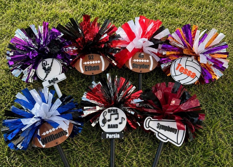 Glee Moment Facebook ad: Custom Pom Spirit Stick!