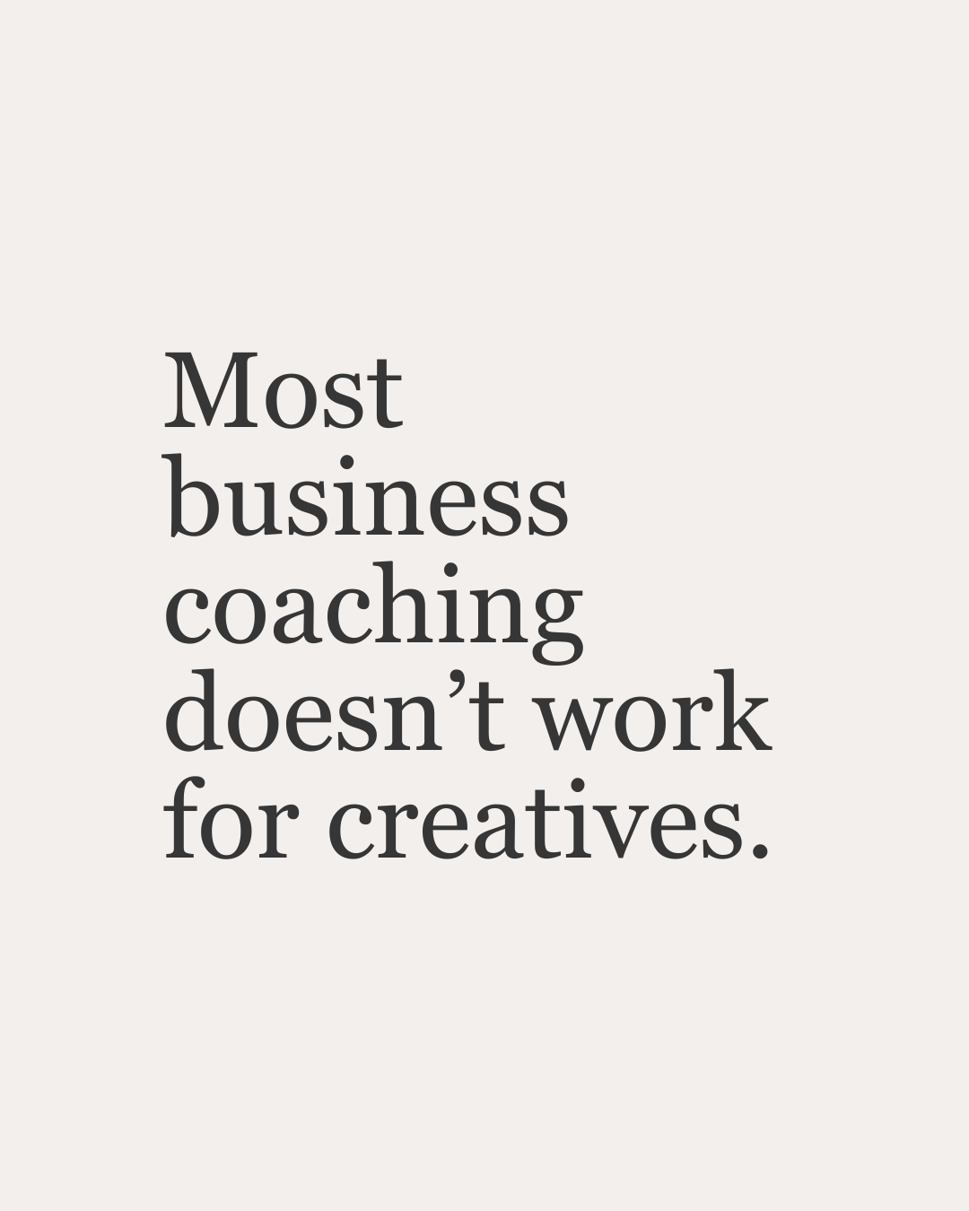 Design & Align Facebook ad: I’ve coached hundreds of creatives around the world.