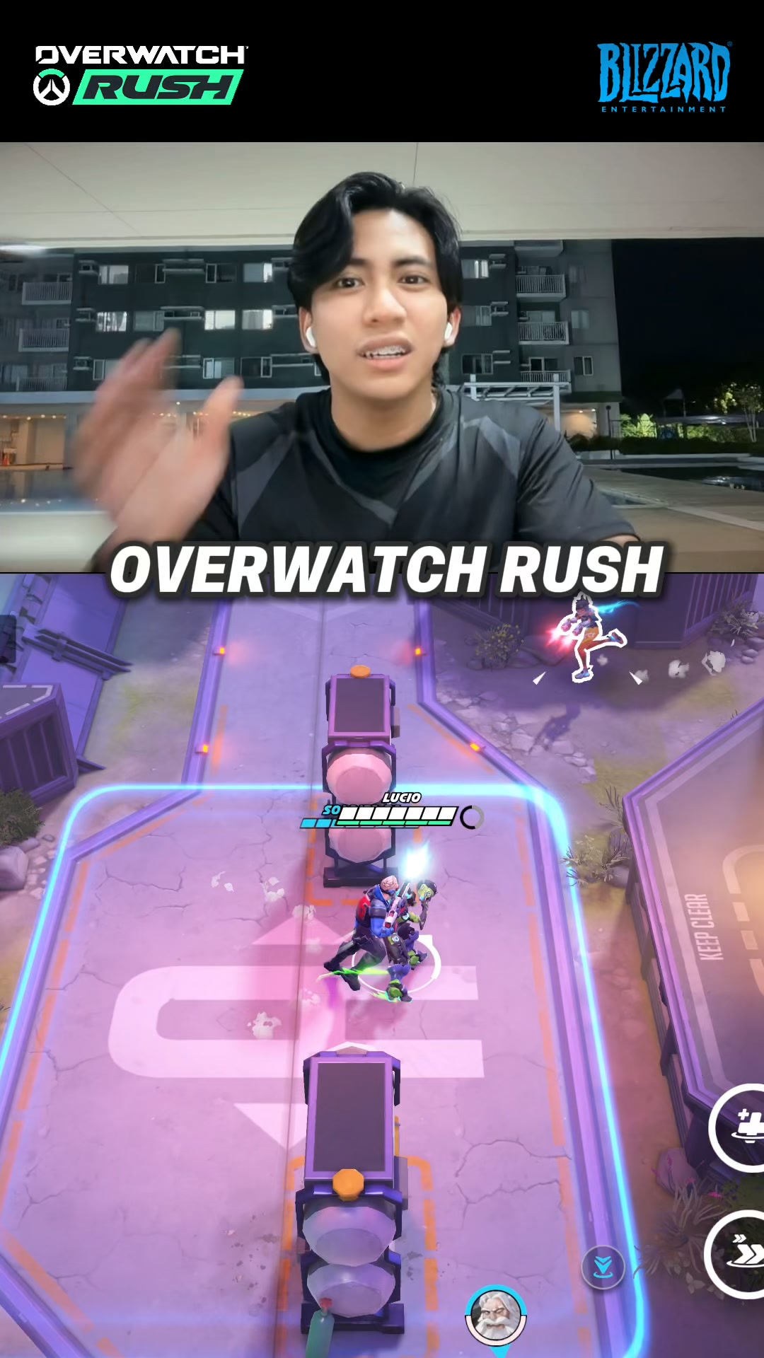 Overwatch Rush Facebook ad: A new Overwatch experience