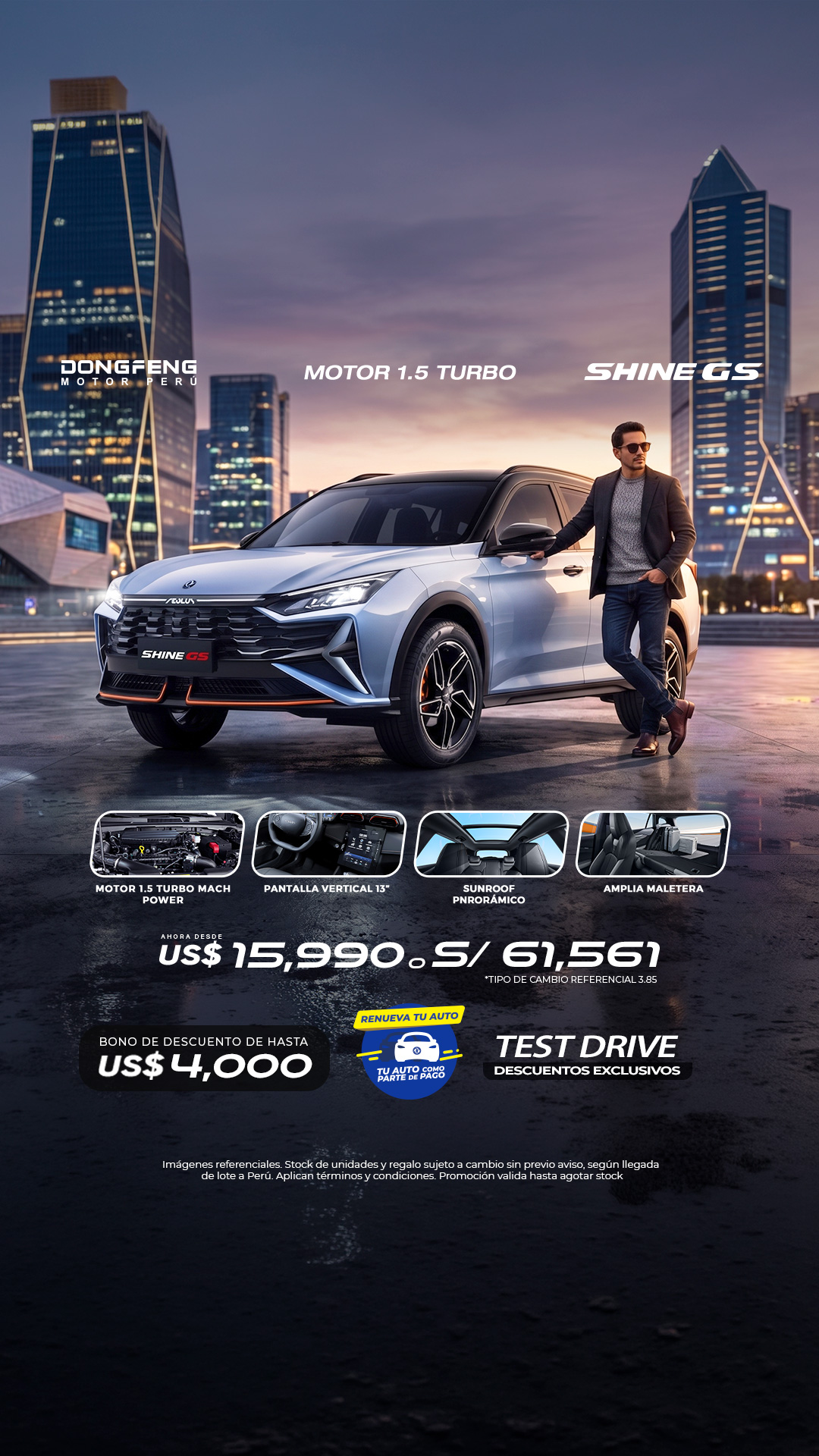 Dongfeng Perú Facebook ad: ShineGs
