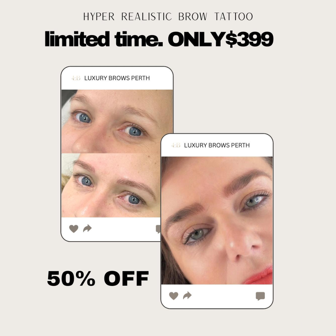 Luxury Brows Perth Facebook ad