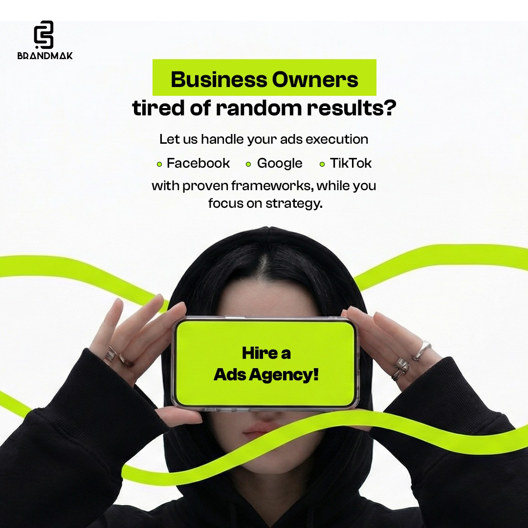 BrandMak Facebook ad: One agency. Full accountability. Real growth.