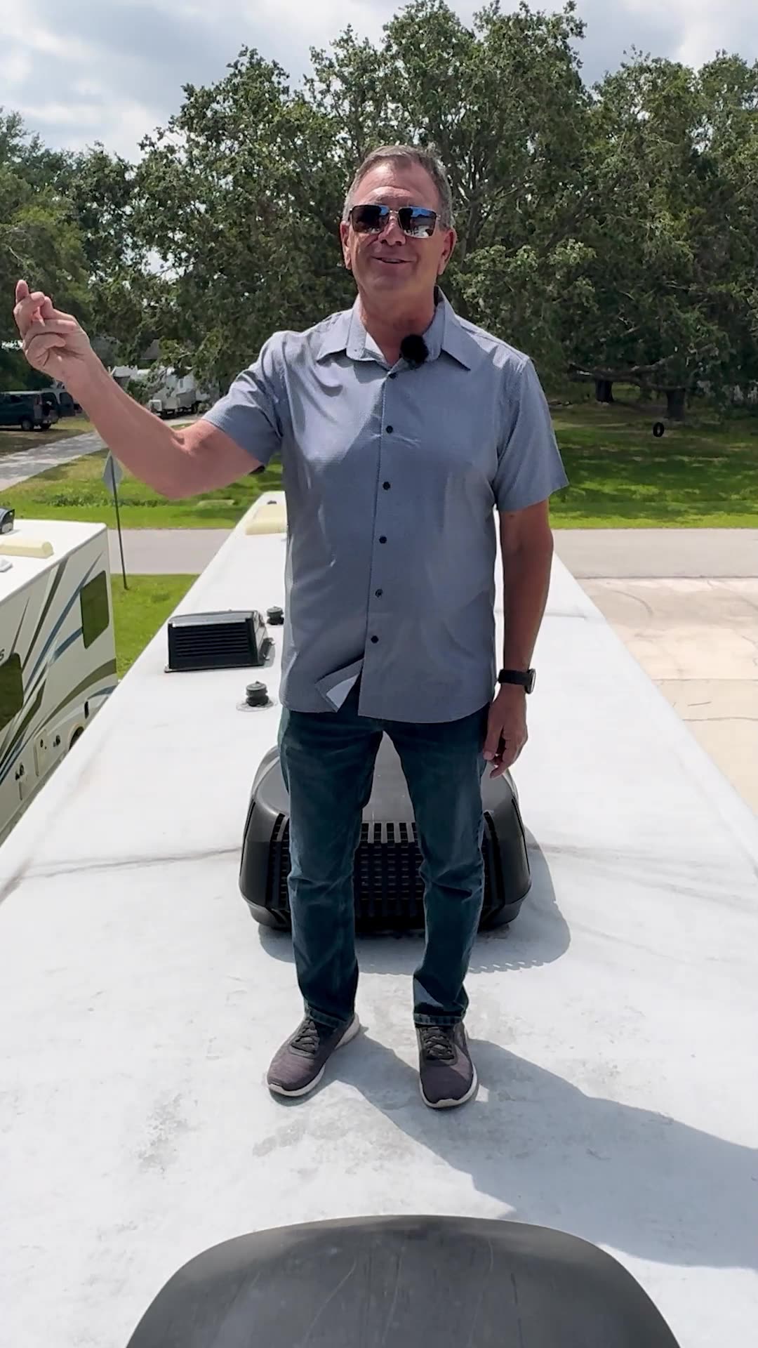 RV Armor, Inc. Facebook ad: We Bring the Roofing to You