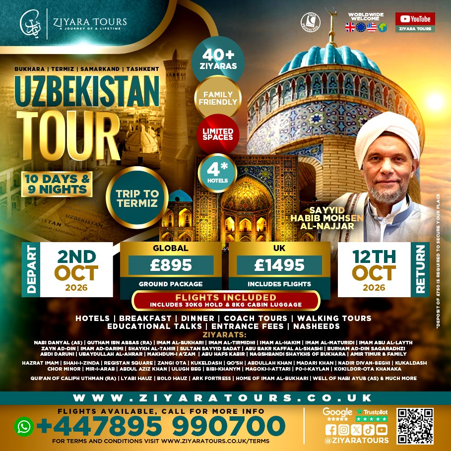 Ziyara Tours - A Journey Of A Lifetime Facebook ad: Uzbekistan Tour (October 2026)