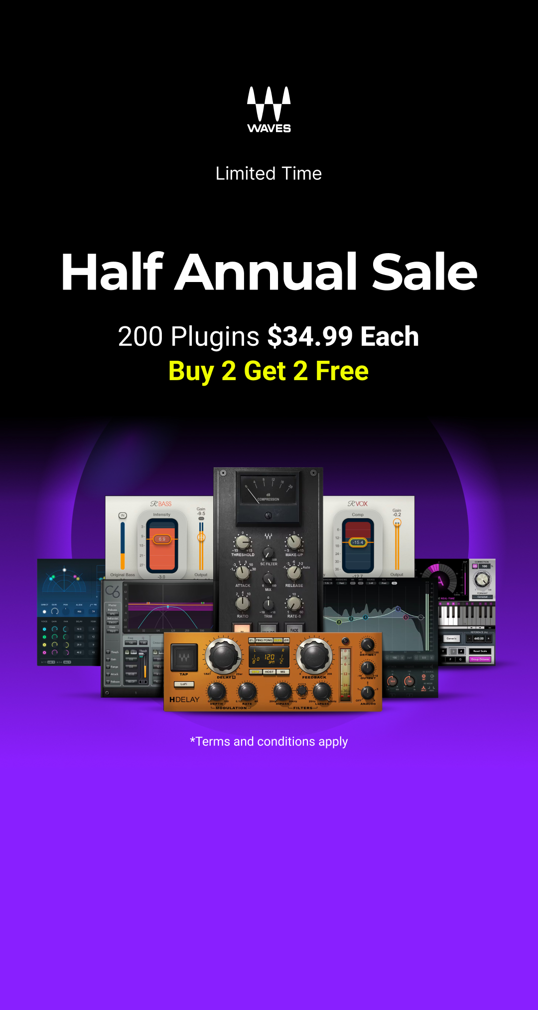 Waves Audio Facebook ad