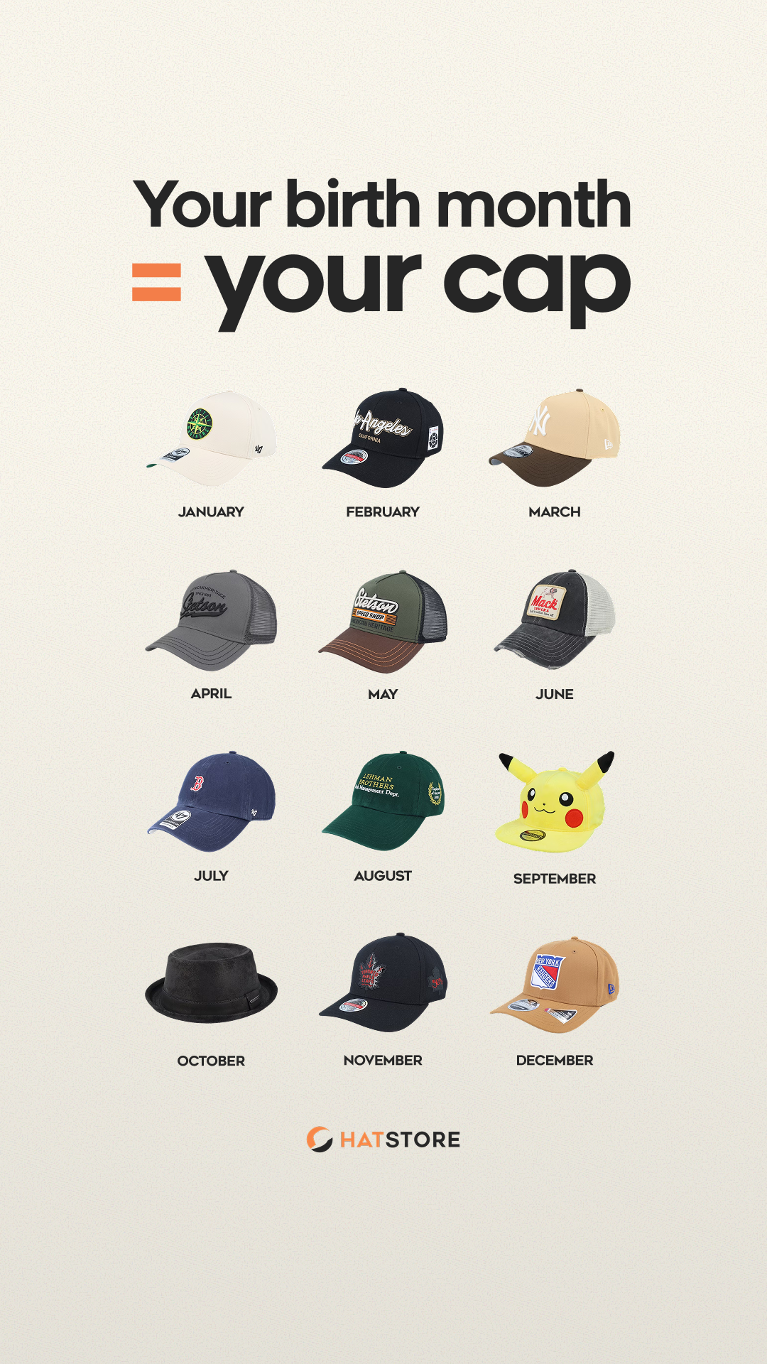 Hatstore Facebook ad