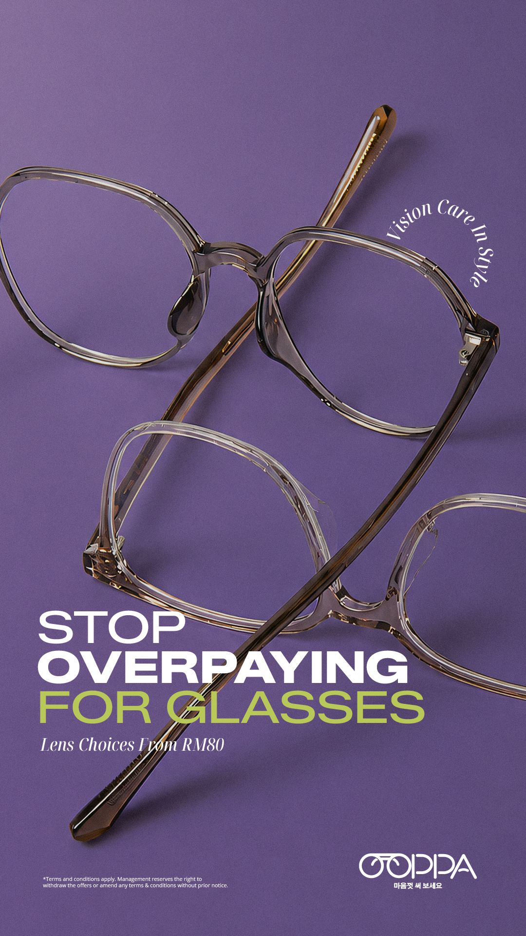 OOPPA Malaysia Facebook ad: Find Your Fit, Find Your Style.