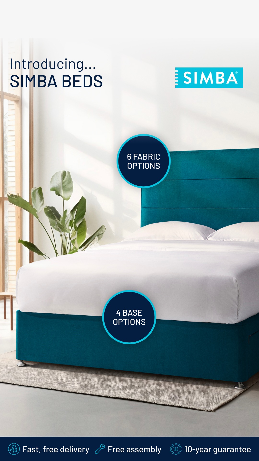 Simba Sleep Facebook ad: Discover Simba’s luxury storage beds