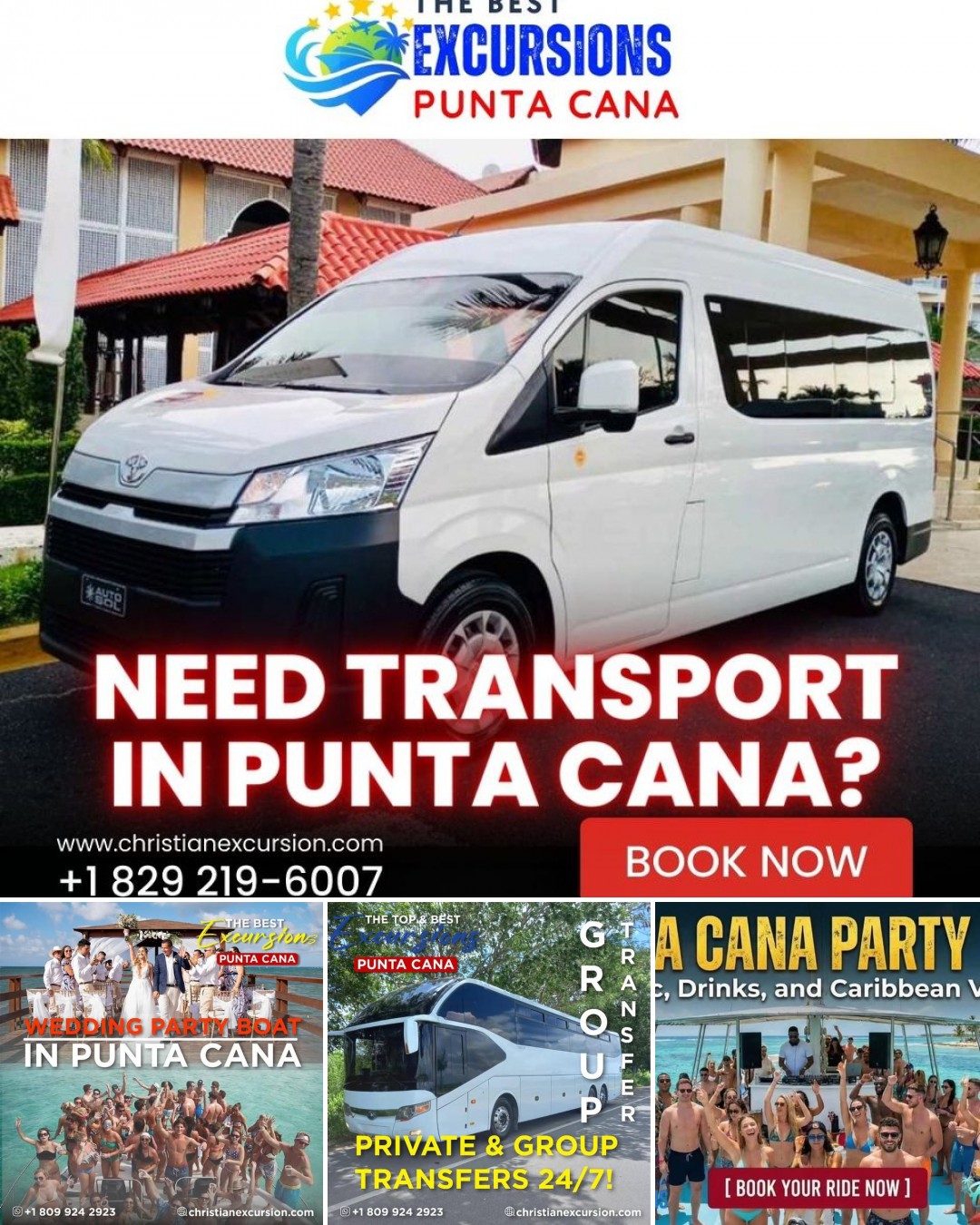 The best excursion services punta cana Facebook ad: Punta Cana Airport Transfers VIP, one of the…