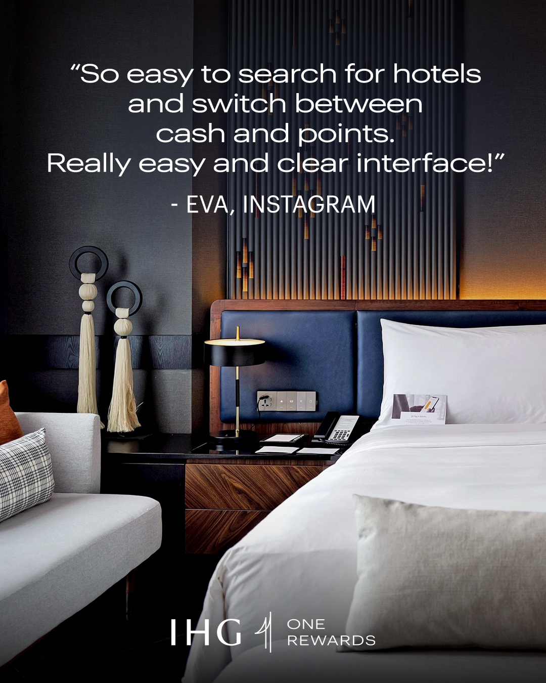 IHG One Rewards Facebook ad: Travel plans? There’s an app for that.