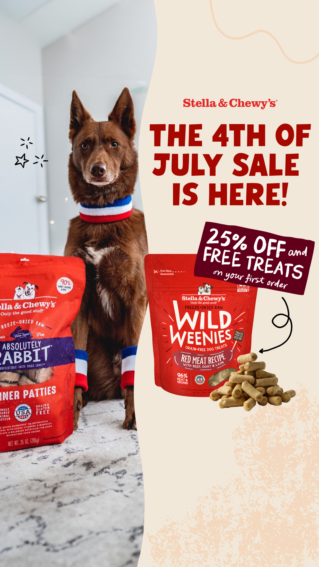 Stella & Chewy's Facebook ad