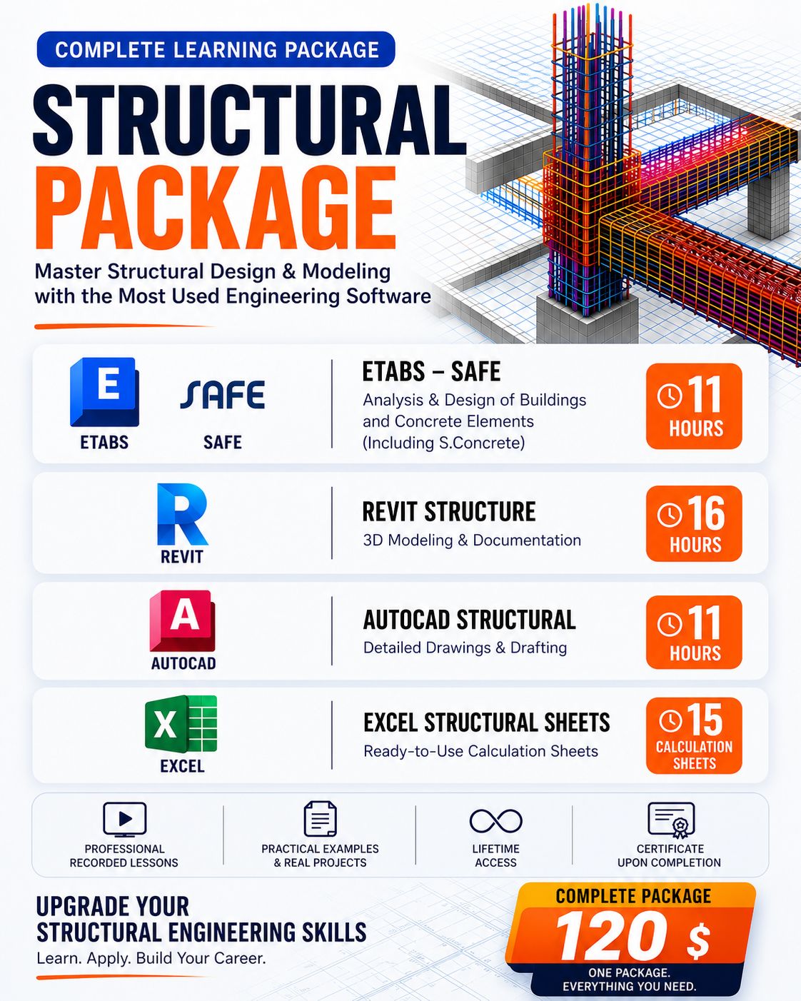 Civil Engineers Guide Facebook ad: عايز تشتغل إنشائي بشكل احترافي؟