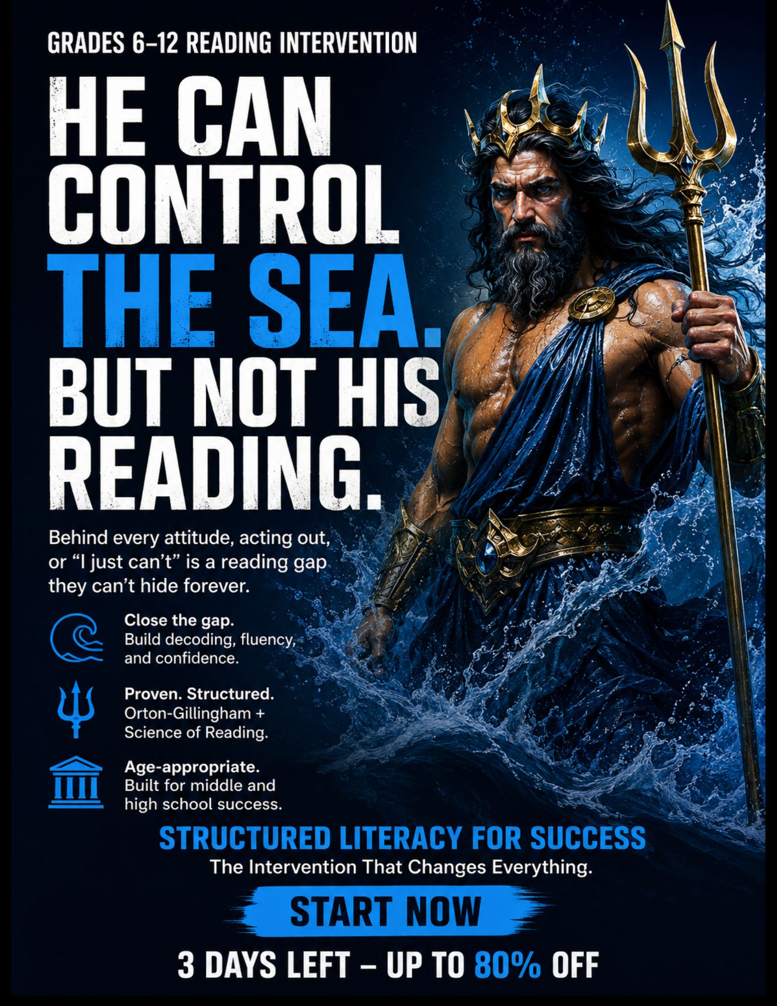 Teaching Companions Facebook ad: Reading Is the Roadblock.