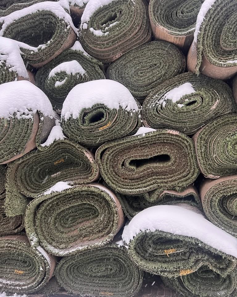Sarah Craig Miller Facebook ad: Largest Turf Selection in CO! GREEN LAWNS GALORE!