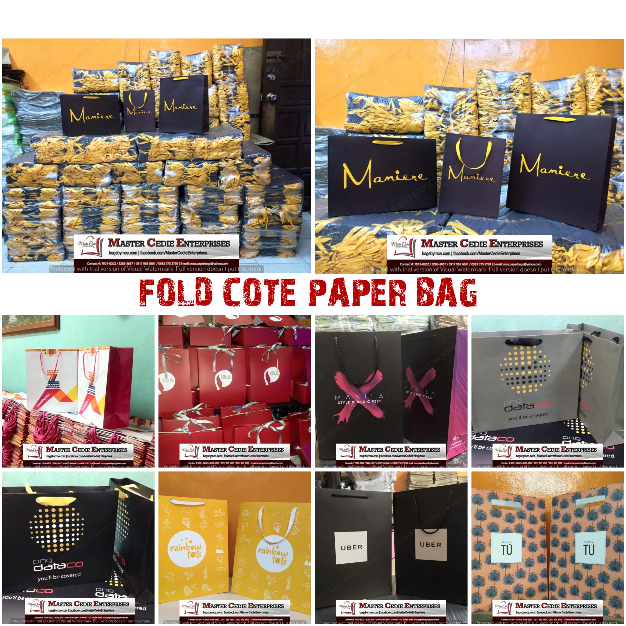 Master Cedie Enterprises - Paper Bags Facebook ad: Eco-Friendly Paper Bags, Made Just for You!