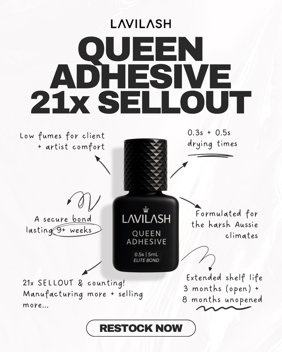 LaviLash Wholesale Facebook ad: THE QUEEN IS BACK & SHE’S NOT ALONE