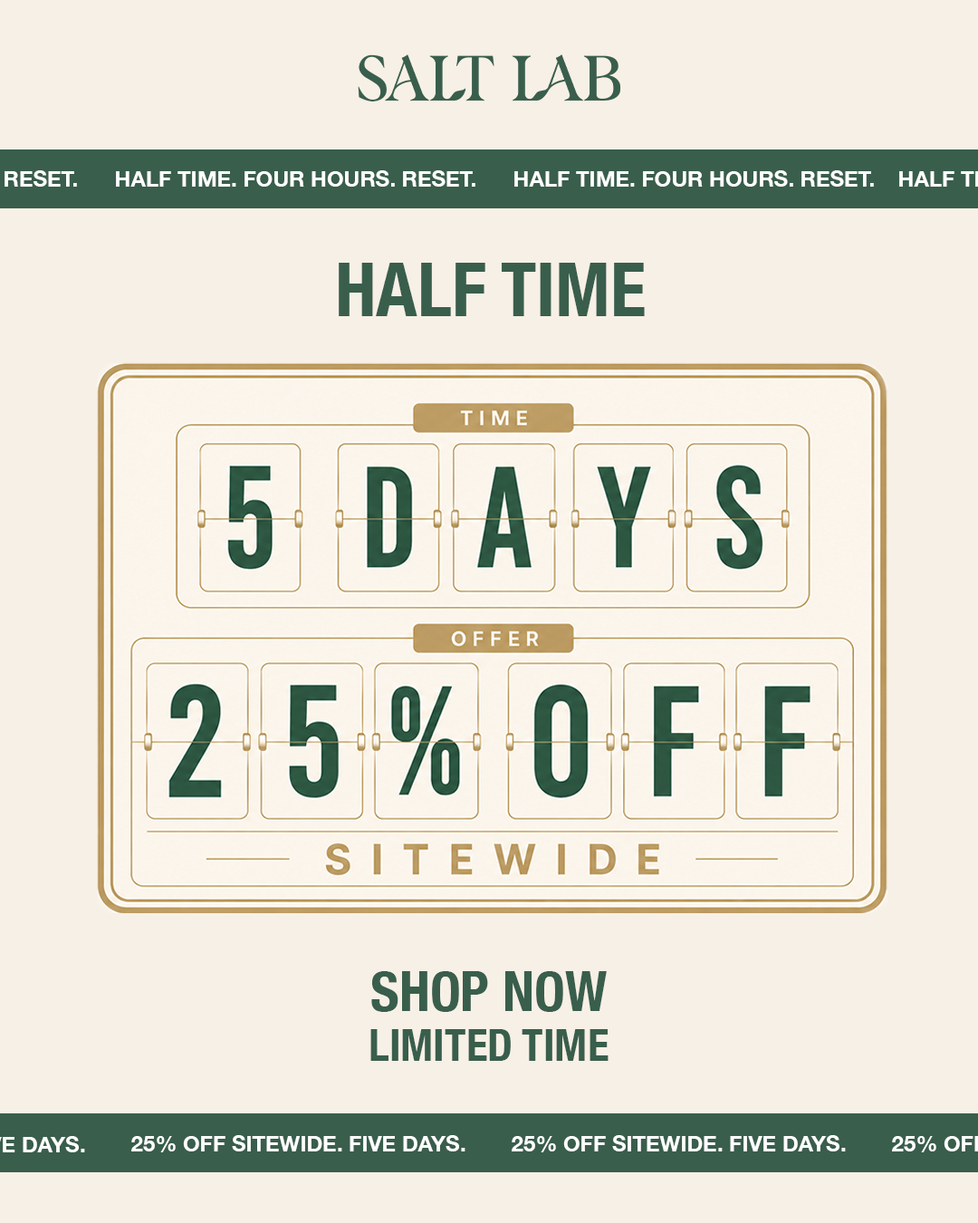 Salt Lab Facebook ad