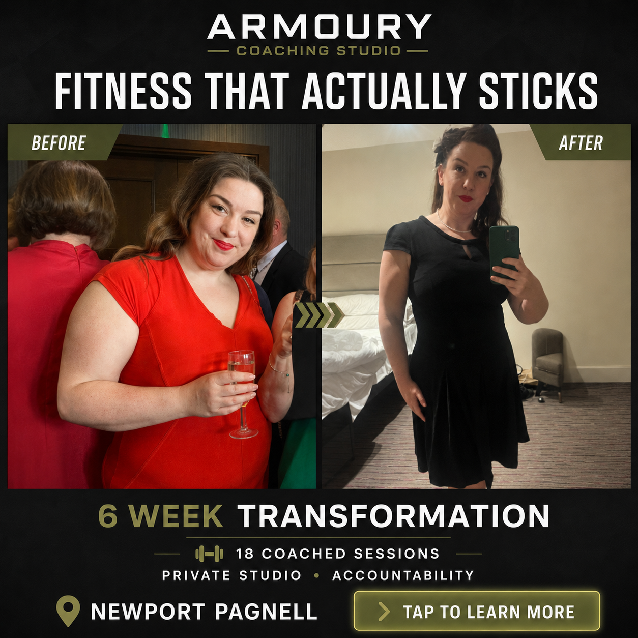 Armoury Coaching Facebook ad from Jun 15, 2026