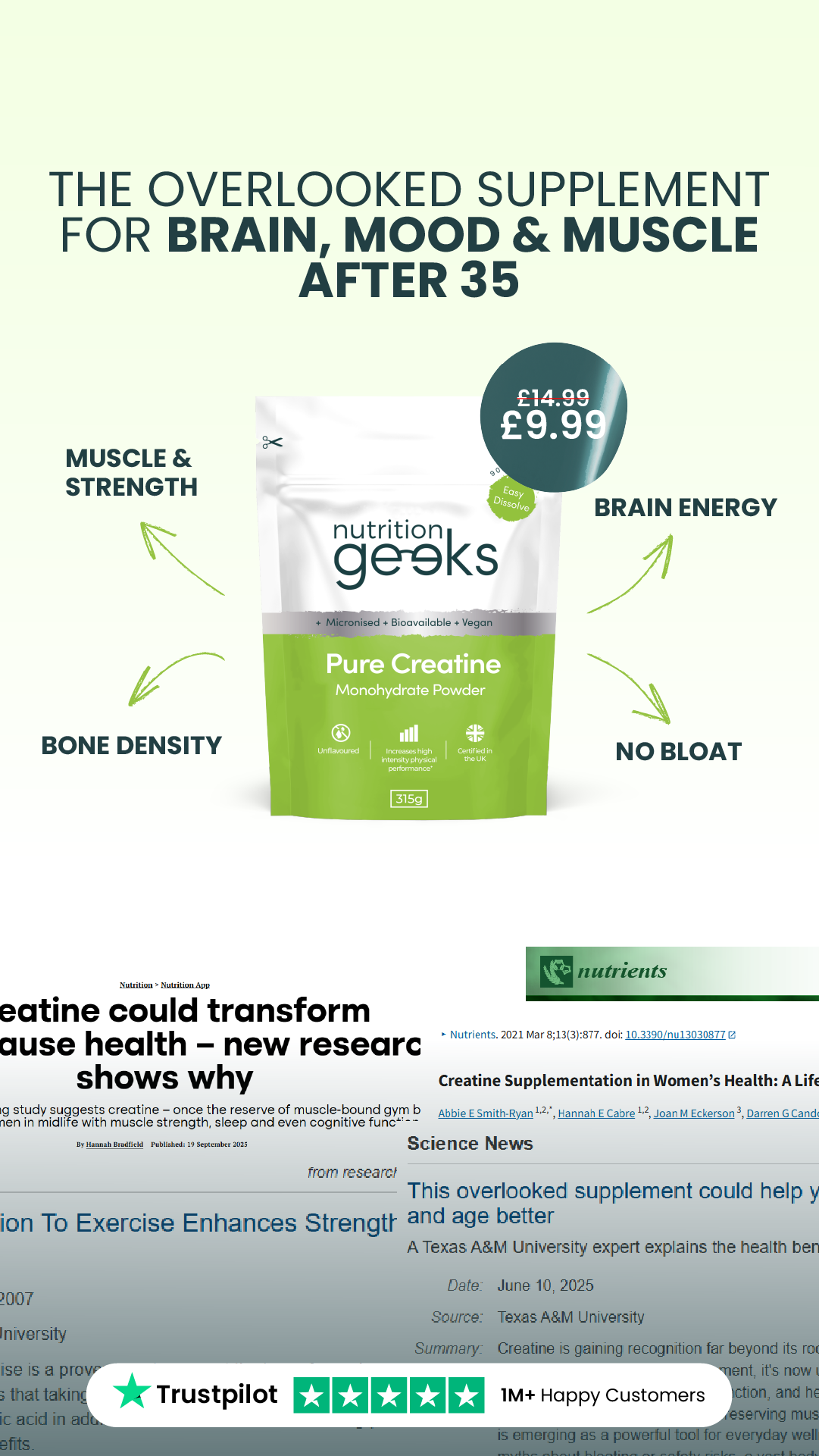 Nutrition Geeks Facebook ad