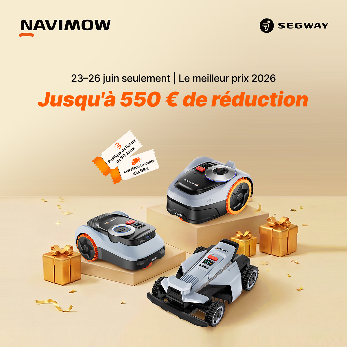 Segway Navimow FR Facebook ad