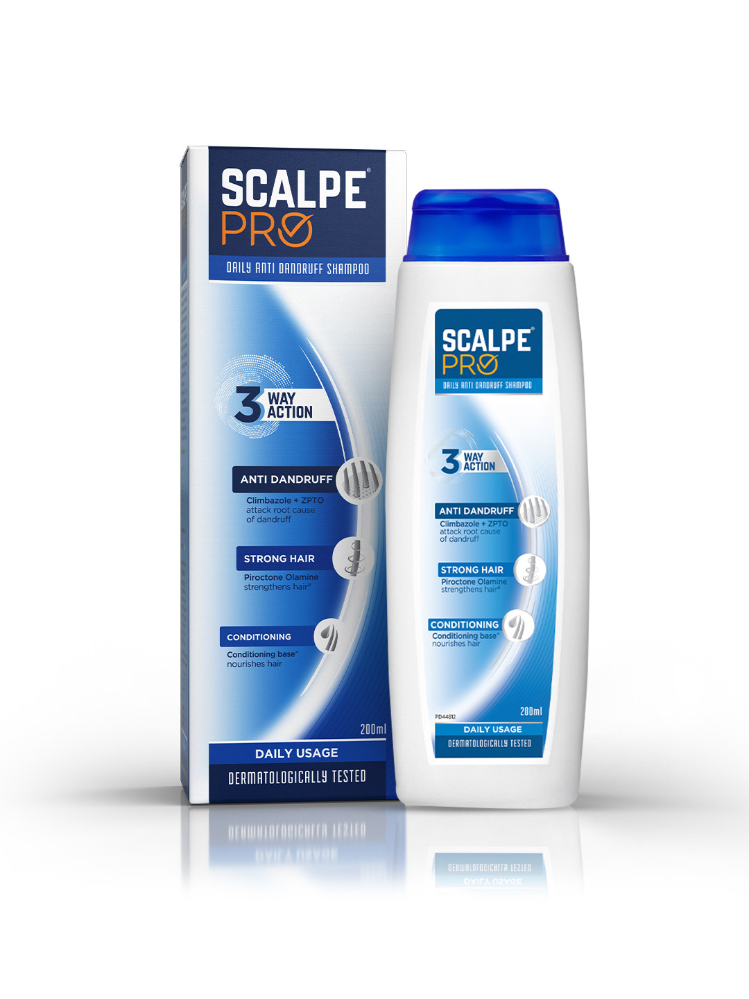 Scalpe Care Facebook ad: The science-backed solution for your dandruff woes is…