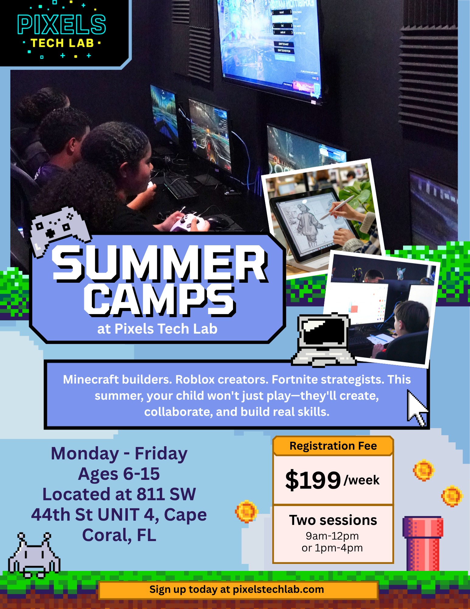 Pixels Tech Lab Facebook ad: Pixels Tech Lab | Kids Coding & Tech Classes