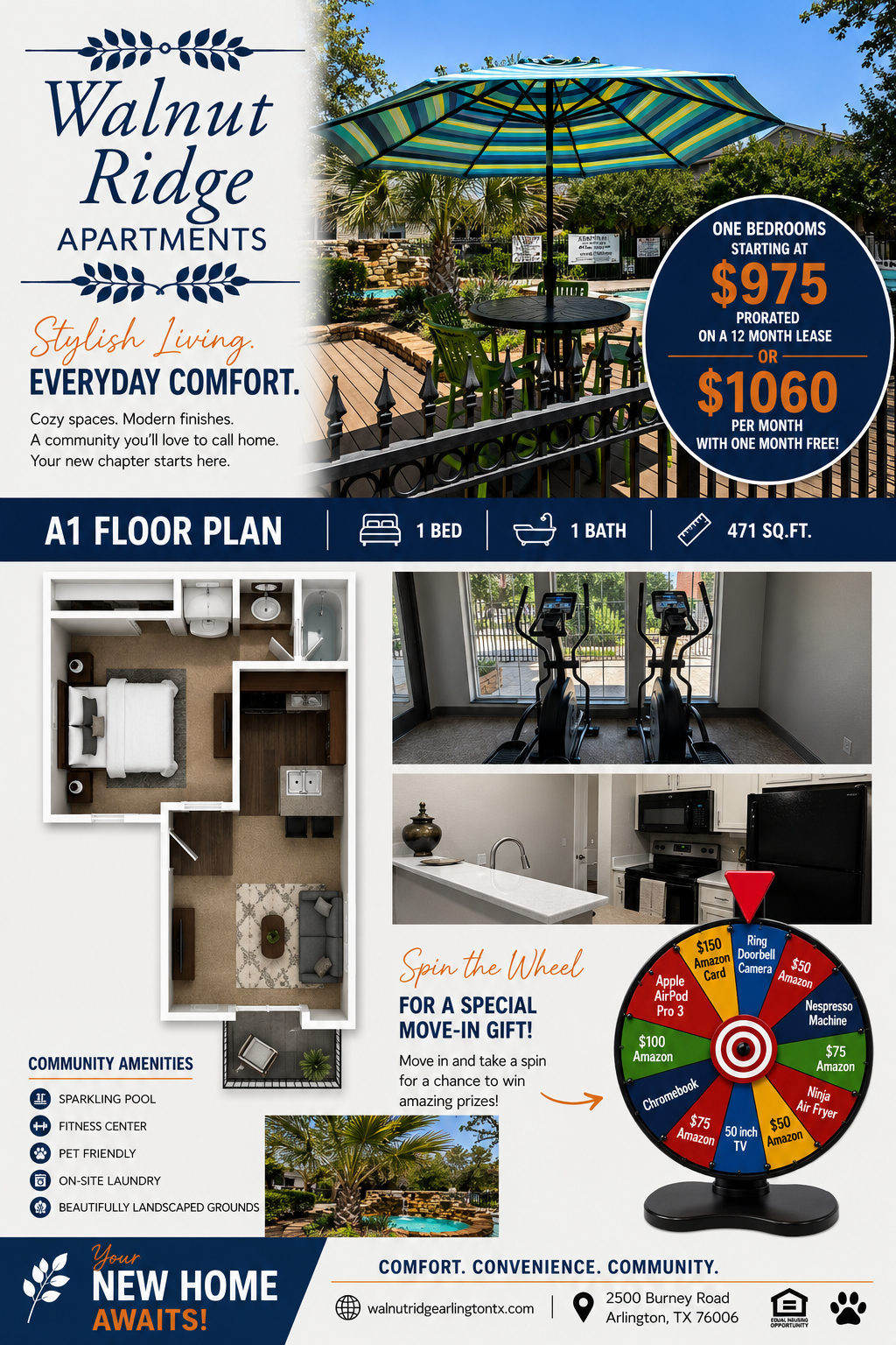 Walnut Ridge Apartments Facebook ad from Jun 30, 2026