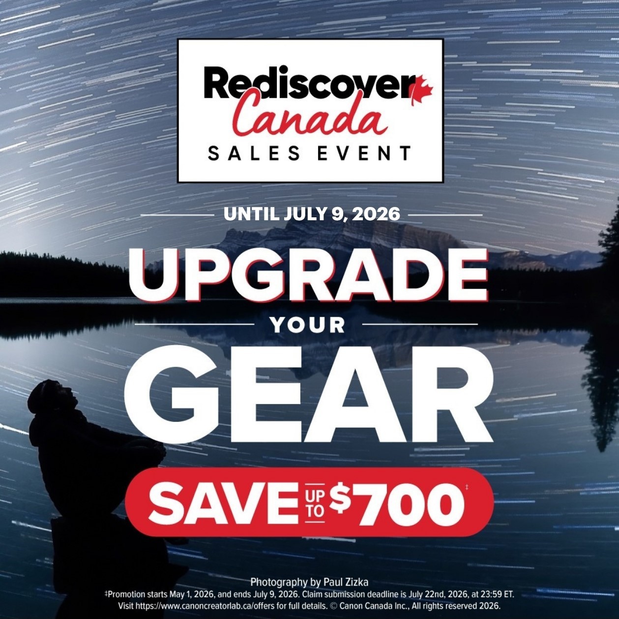 Camera Canada Facebook ad: Upgrade your gear and save BIG at Camera…