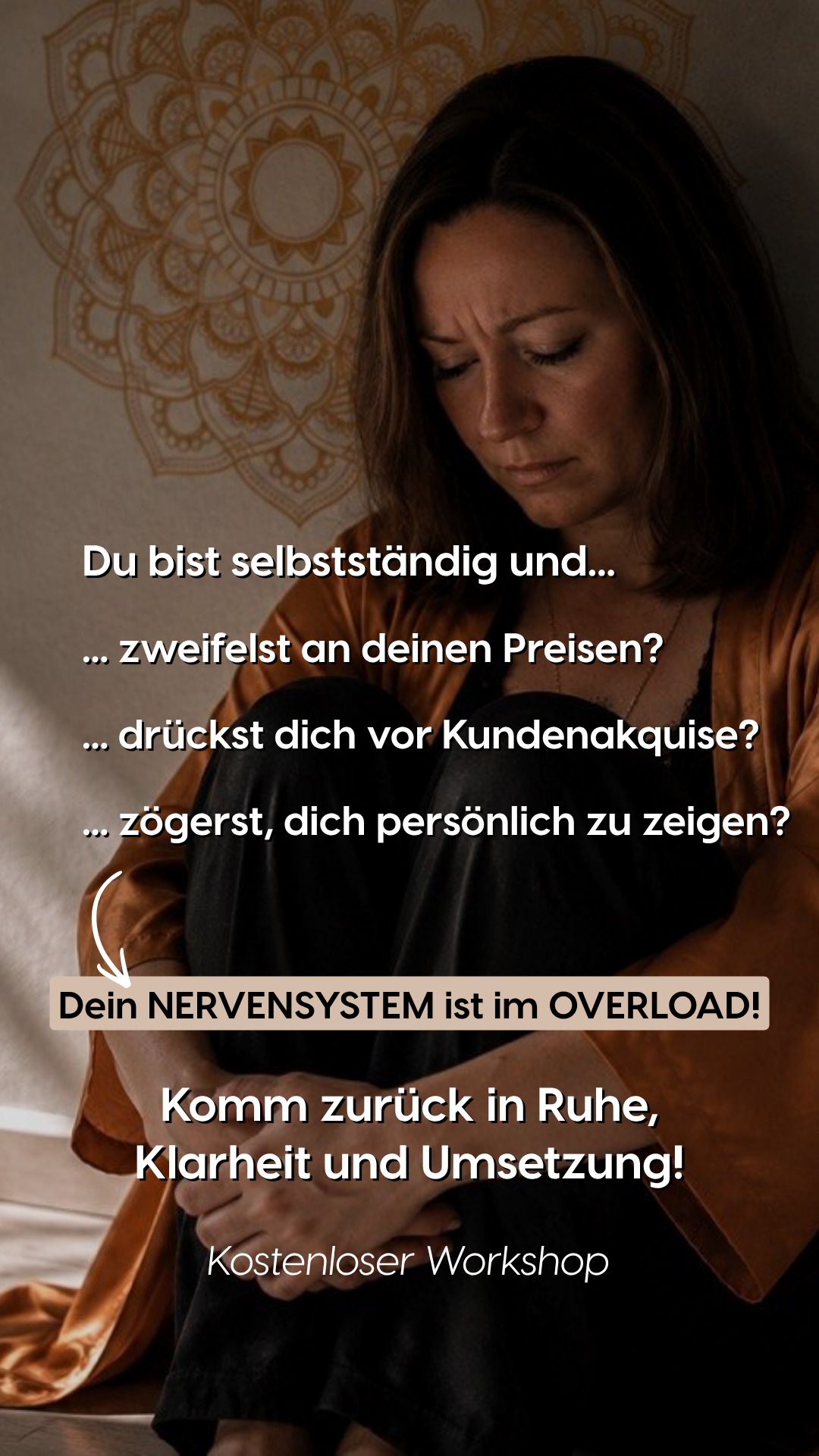 anna.edert Facebook ad: Kostenloser Workshop: Raus aus dem Funktionieren
