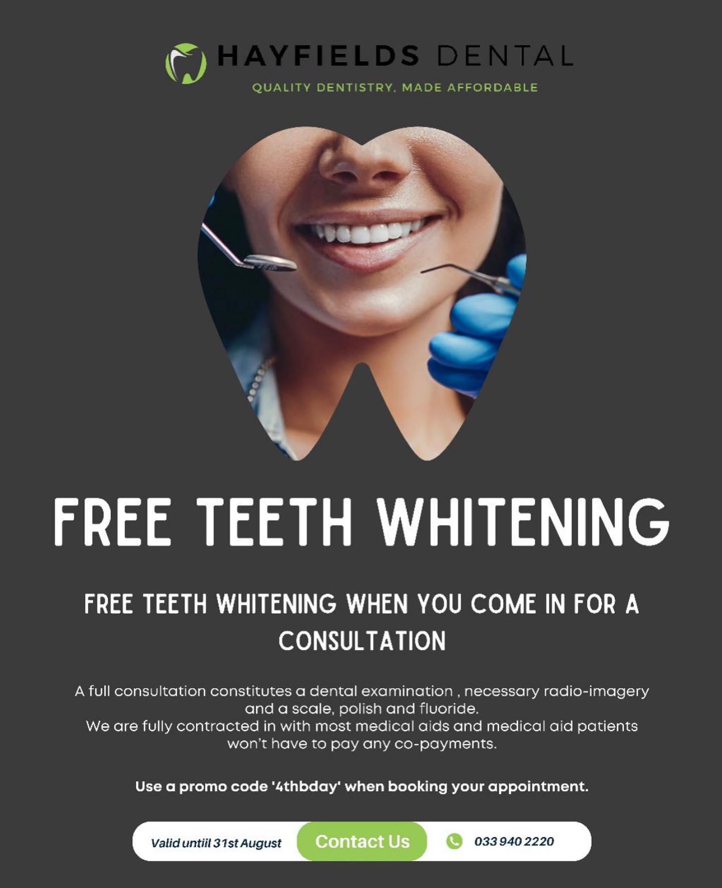 Hayfields Dental Facebook ad: Hayfields Dental Centre in South Africa: Book online by…