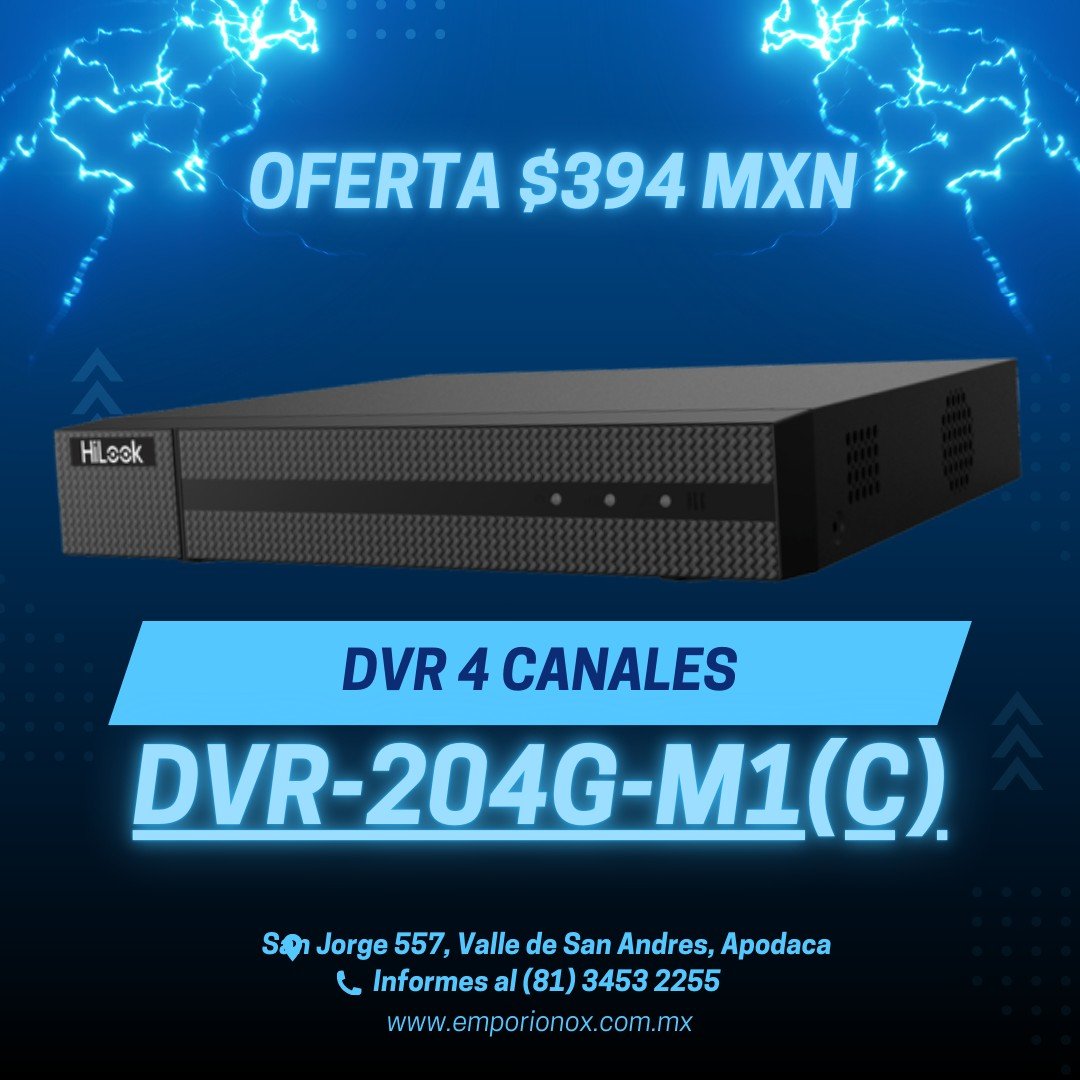 Violeta Betancourt Facebook ad: DVR 4 CANALES MARCA HILOOK 1080P (2 MP)