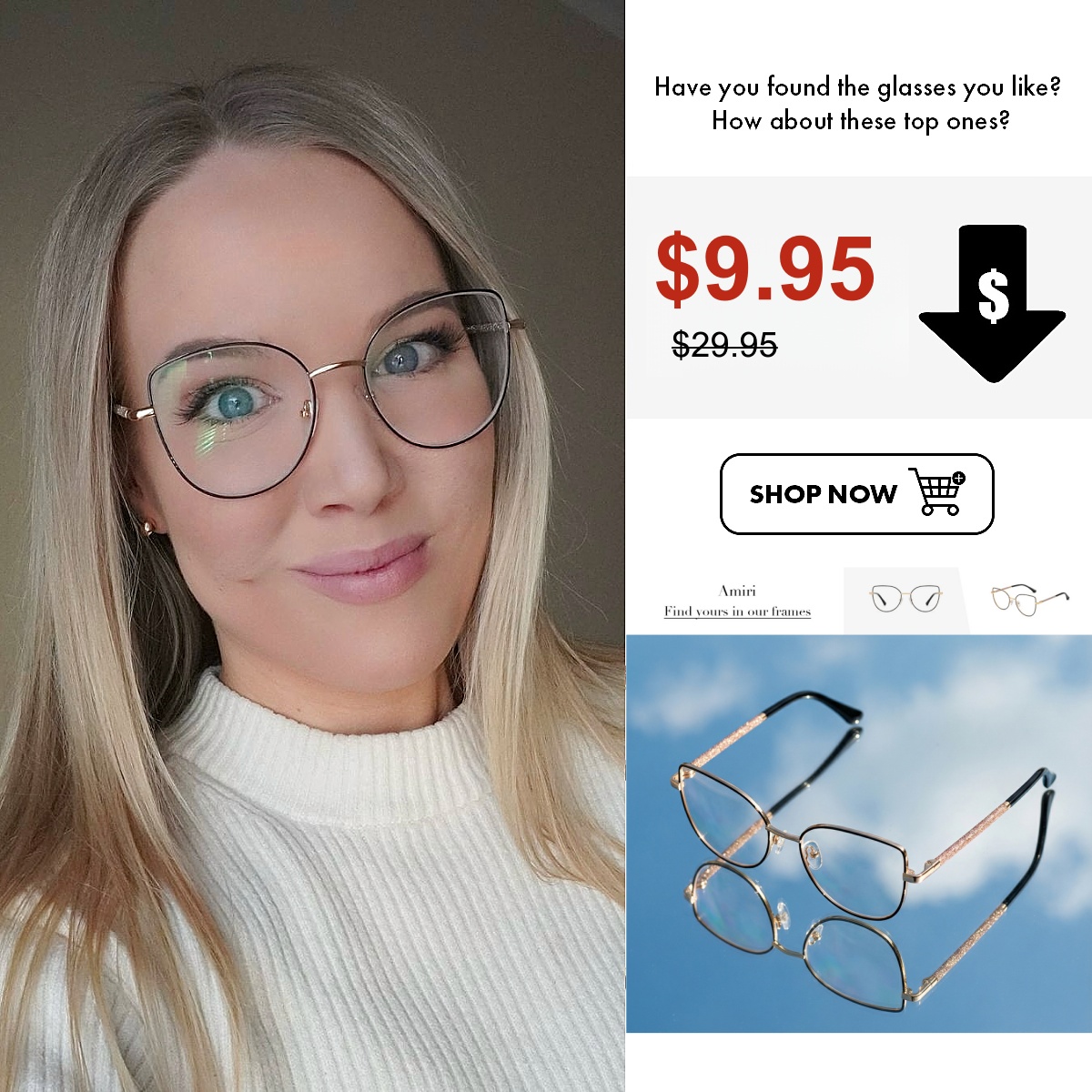 Lensmart Facebook ad