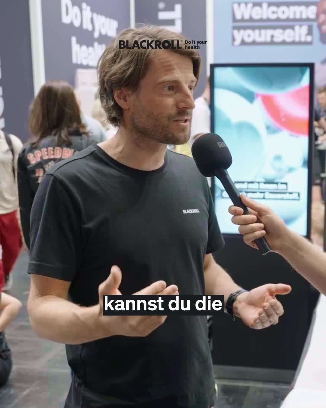 Blackroll Facebook ad: Noch nie war Aufstehen so leicht