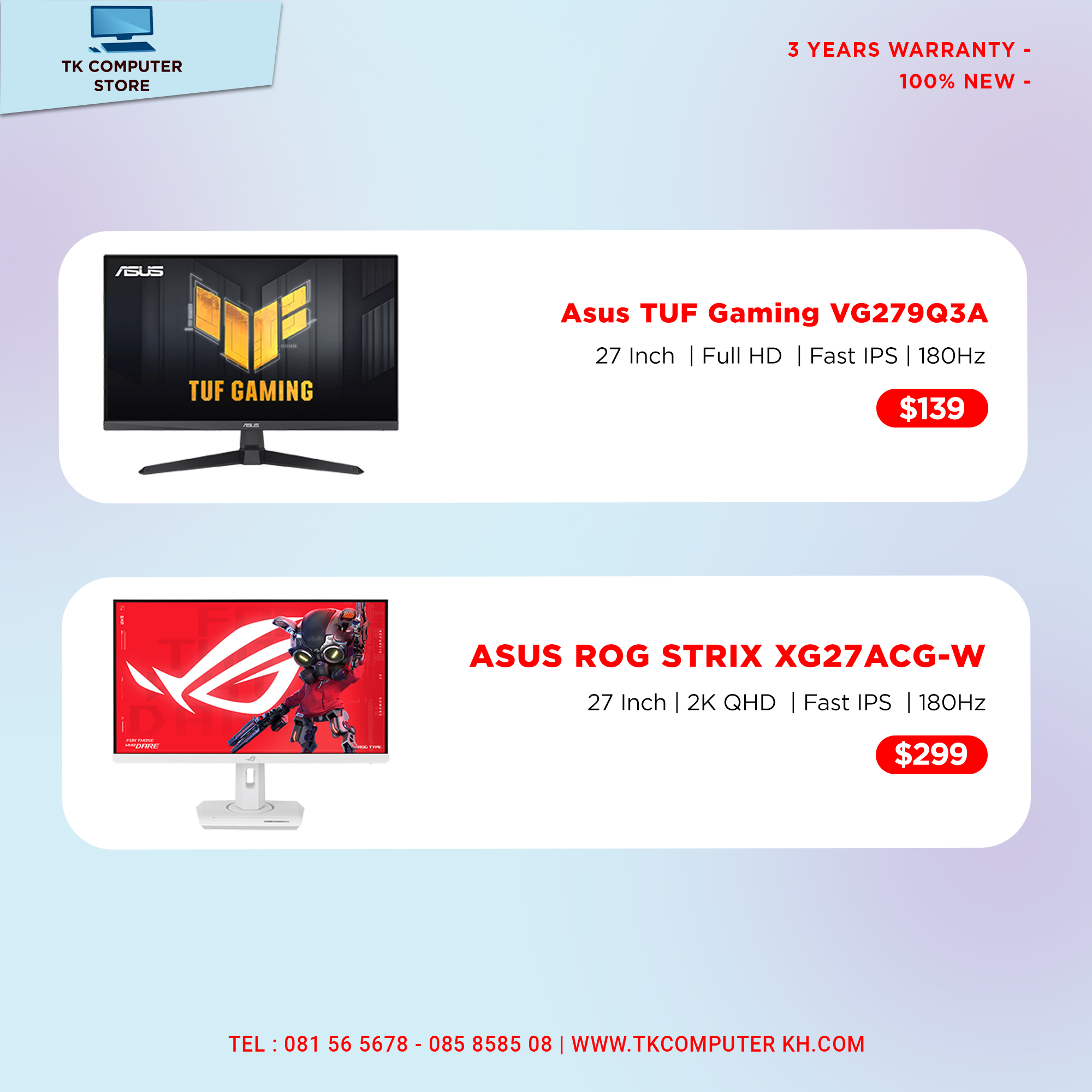 TK Computer Store Facebook ad