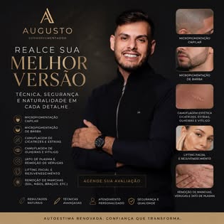 Augusto Cazella - Dermopigmentador Facebook ad: Não é apenas estética.