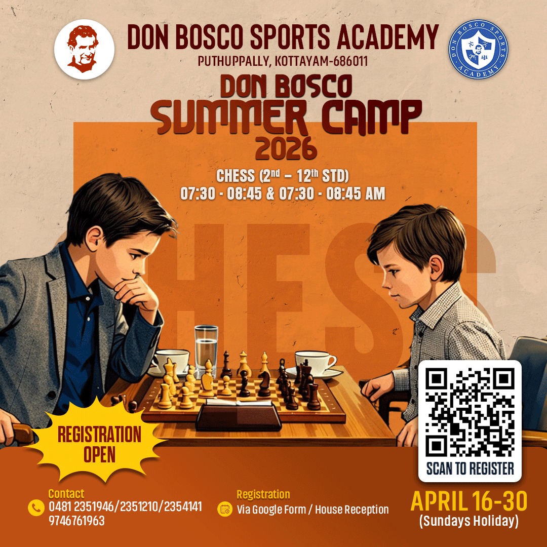 Don Bosco Central School Puthuppally Facebook ad: DON BOSCO SPORTS ACADEMY
